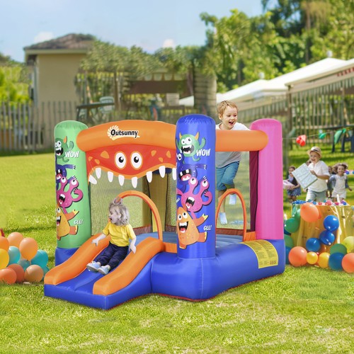 Bouncy castle with slide - castle,
