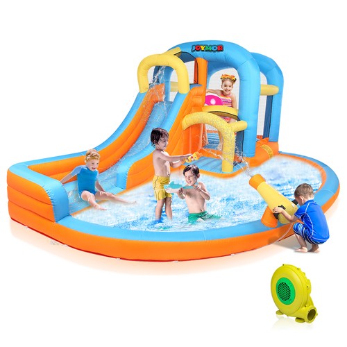Inflatable bouncy castle with - bouncy,