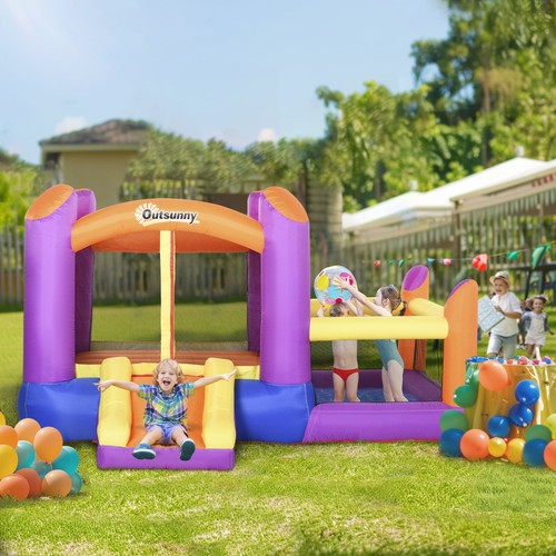 Bouncy castle with slide pool - bouncy,