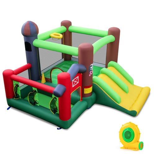 Gymax inflatable bounce - bounce, house