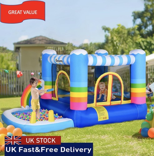 Kids bouncy castle with - bouncy, pool