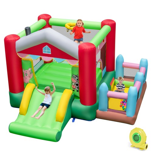 Costway inflatable bounce - costway,
