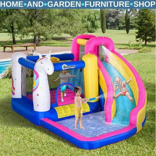 Bouncy castle with - castle,