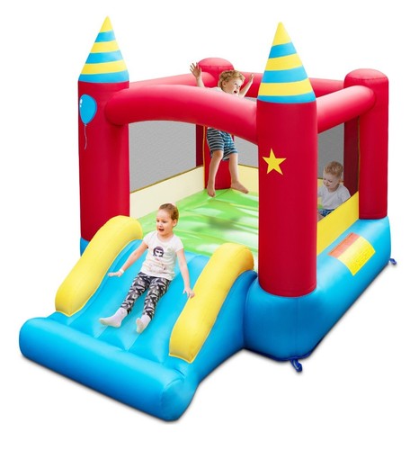 Costway inflatable bounce - costway,