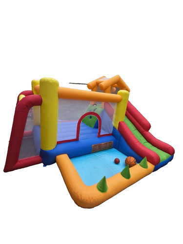 Inflatable bouncy castle with - inflatable,
