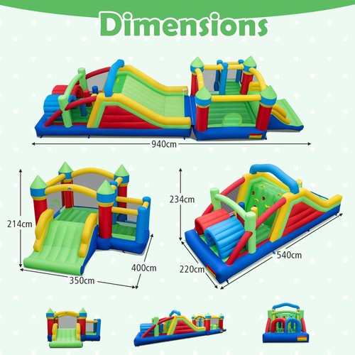 Inflatable bounce castle large - castle,