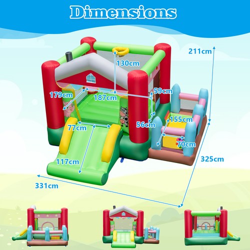 Farm themed bouncy - 4-in-1,